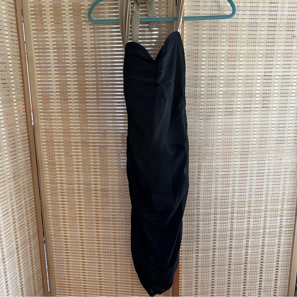 Marilyn Monroe One Piece Black Swim Suit